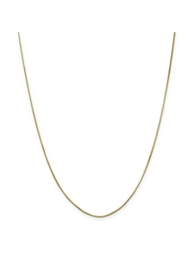 Jewels By Lux Sterling Silver 1.25mm Octagonal Snake Chain Jewels By Lux Sterling Silver 1.25mm Octagonal Snake Chain